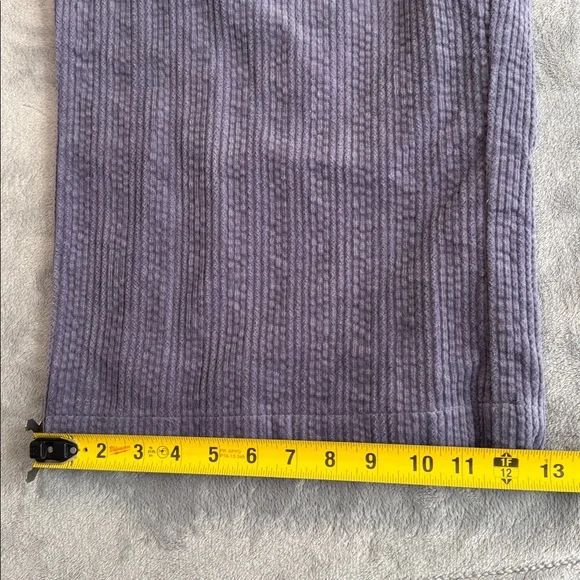 NWOT Lucy & Yak Norris Wide Leg Cotton Corduroy Purple Trousers - Picture 15 of 15
